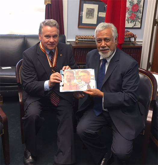 Rep. Smith and former President Gusmao look back at nearly 20 years of fighting for the Timorese people 