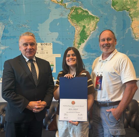 Rep. Chris Smith (NJ-04) meets in his Washington, D.C. office with the 